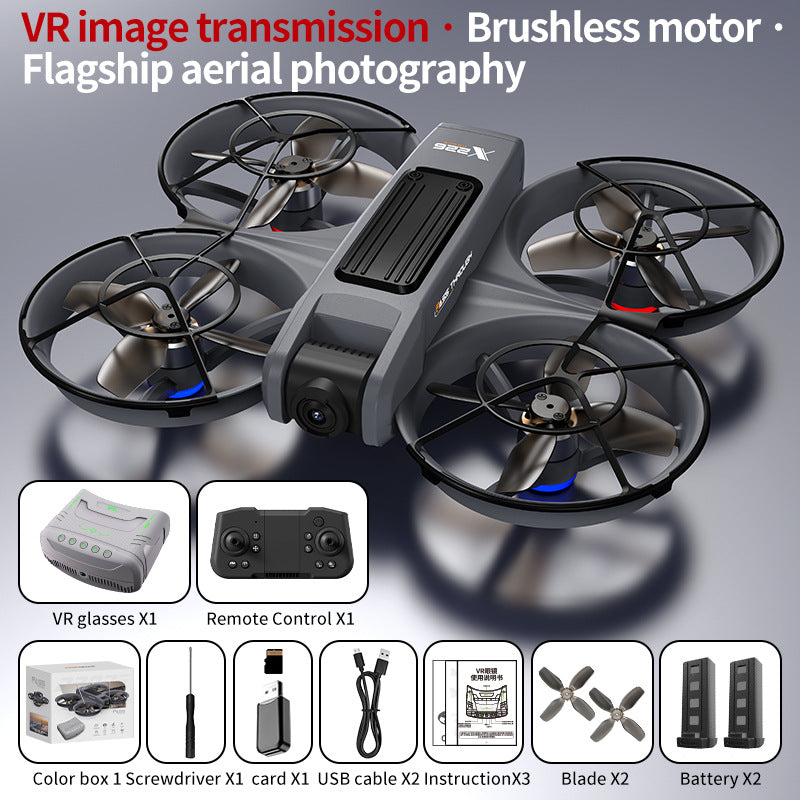 X226Mini Remote Control Aircraft HD Aerial Photography Flying Across Four-Axis Aircraft Brushless Optical Flow Screen Control Drone