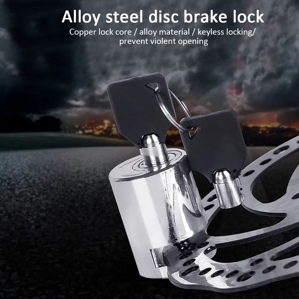 New Bicycle Disc Brake Lock Motorcycle Lock Electric Vehicle Anti-theft Lock Disc Lock Mountain Bike Lock200G
