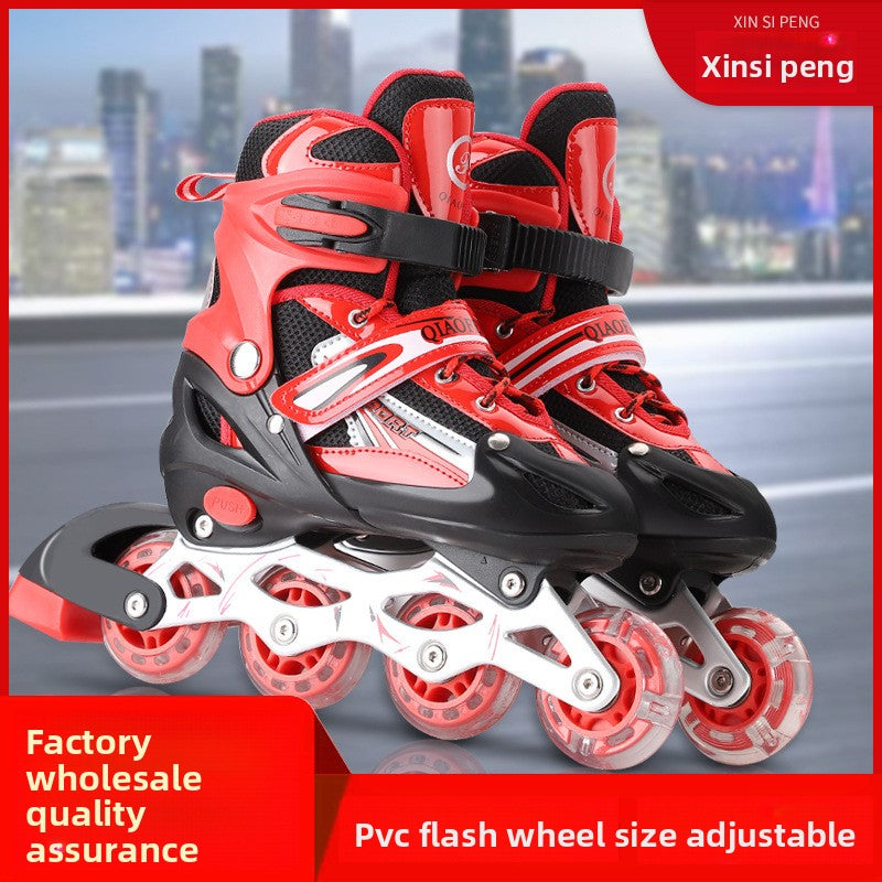 PVC Children's Roller Skates Universal Roller Skates Professional Adult Roller Skates Speed Skates Inline Skates Sliding Shoes Wholesale