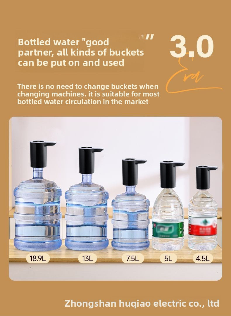 Bottled Water Pump Electric Water Dispenser Household Wireless Water Pump Pure Water Bucket Water Dispenser Foldable
