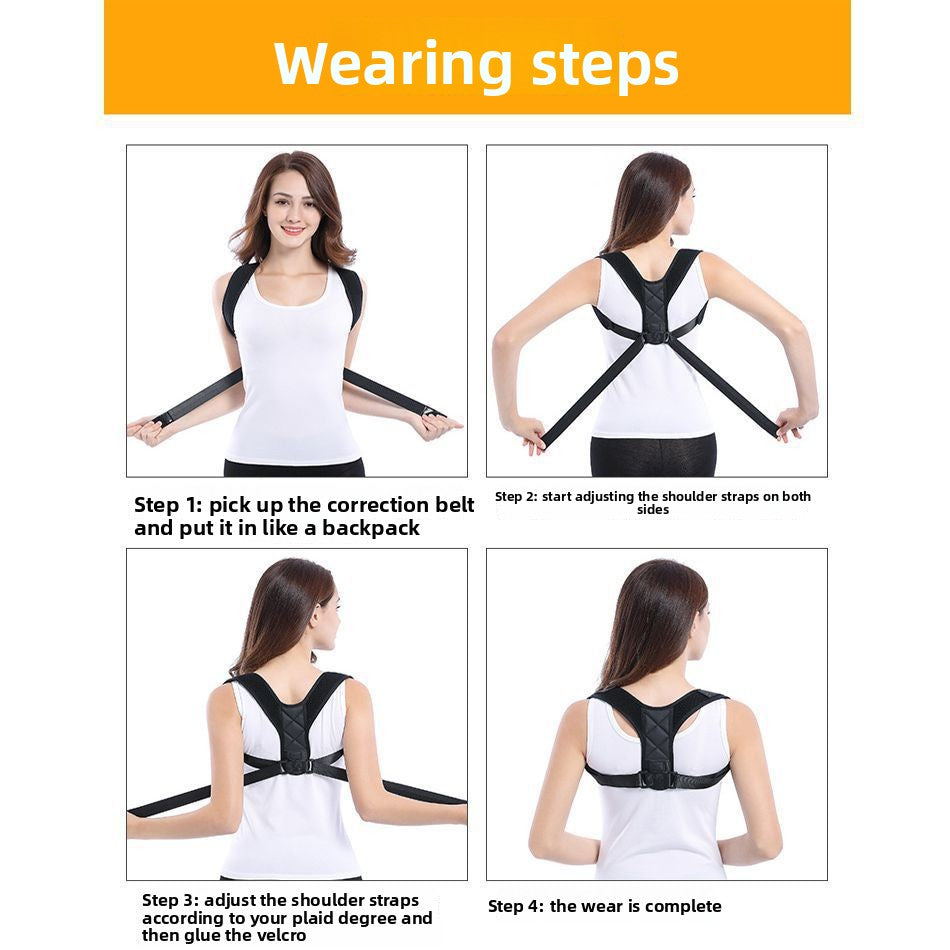 Adult Corrector Fixed Belt Hunchback Correction Belt Men and Women Back Posture Correction