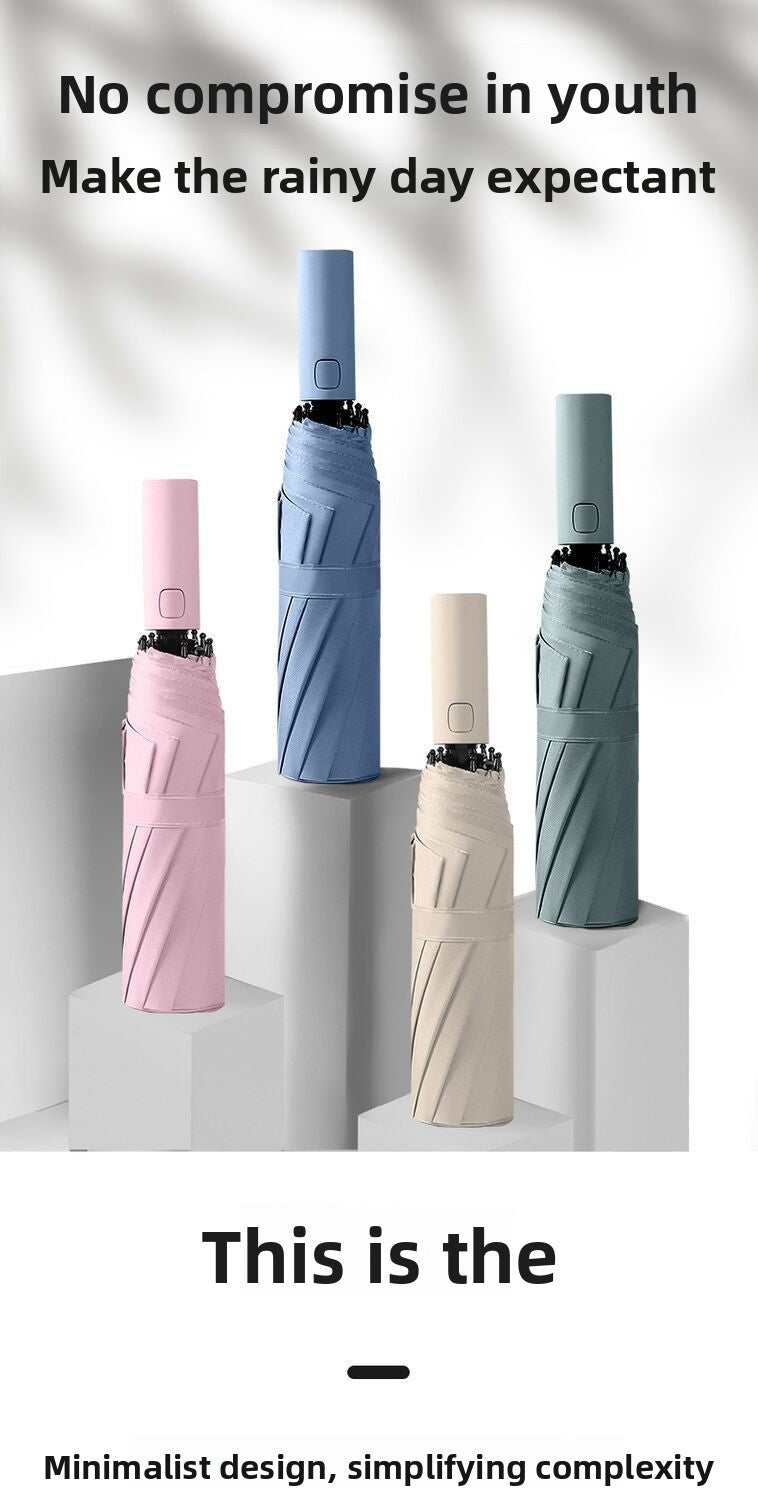 Fully Automatic Folding Umbrella8-12Bone Man Large Double Female Sunshade Umbrella for Rain and Sun Protection Advertising Umbrella