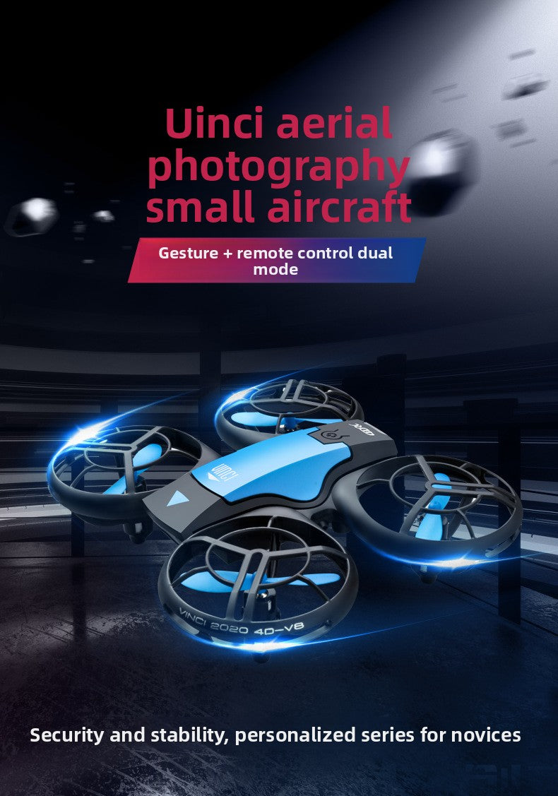 Gesture Sensing Drone V8Drone Aerial Photography HD Elementary School Students Small Remote Control Aircraft Mini Aircraft