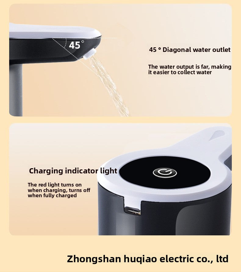 Bottled Water Pump Electric Water Dispenser Household Wireless Water Pump Pure Water Bucket Water Dispenser Foldable