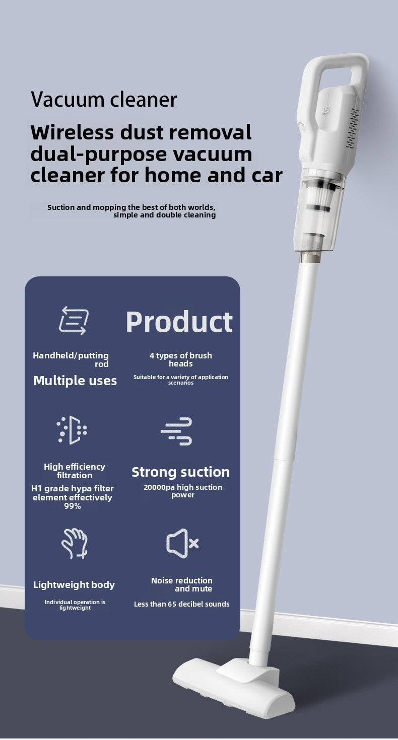 Handheld Household Wireless Charging Vacuum Cleaner Car Large Suction Small Vacuum and Mop Combo Floor Cleaning Machine Vacuum Cleaner