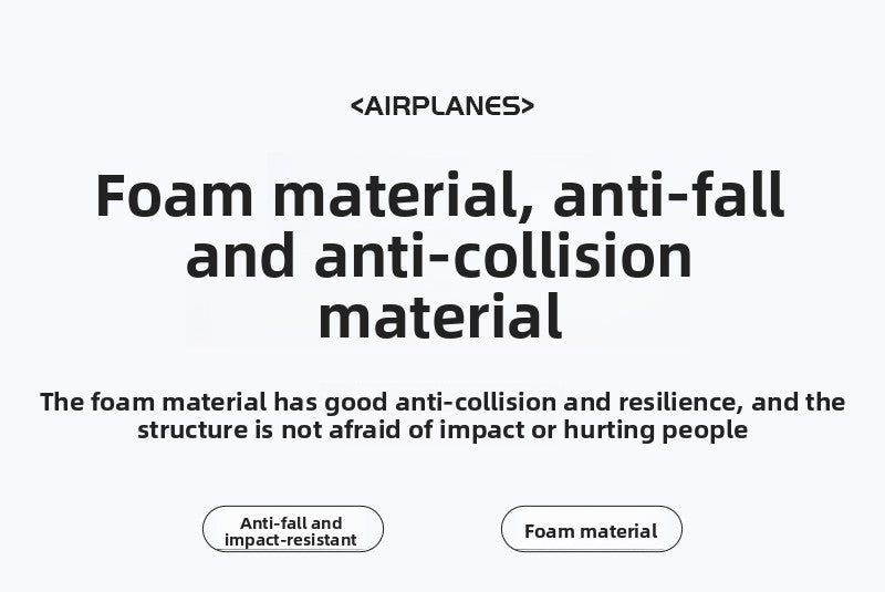 2025New Remote Control Foam Drone Fighter Children's Toy Long Battery Life Durable Luminous Aircraft Manufacturer