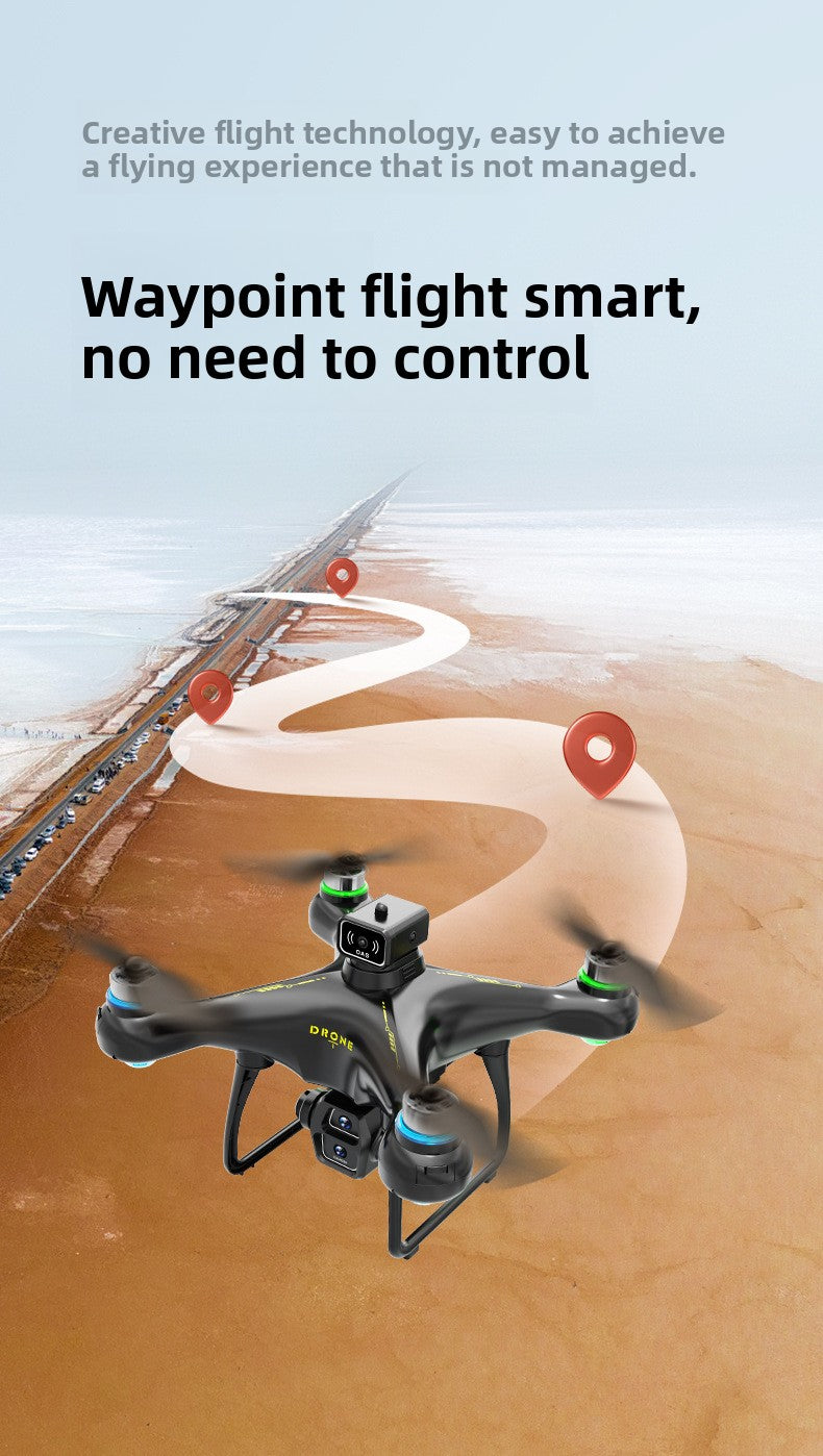 New Product S112Brushless drone aerial photography high-definition aircraft with large screen control8K Long Battery Life Remote Control Airplane