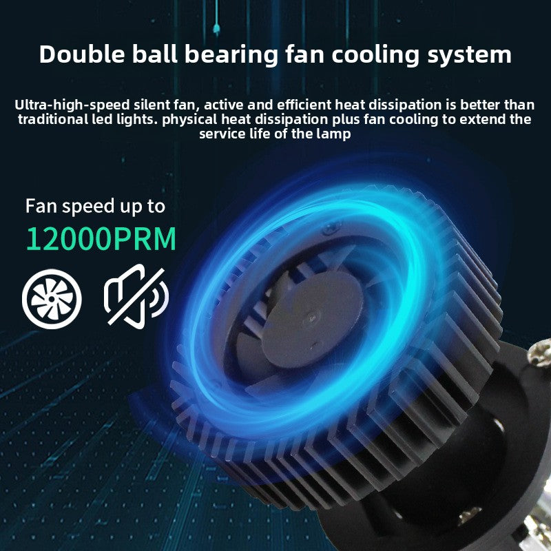 Factory in stock T9Lens H4Integrated High and Low Beam Car Light Universal Headlight for Cars and Motorcycles LED The headlights are super bright