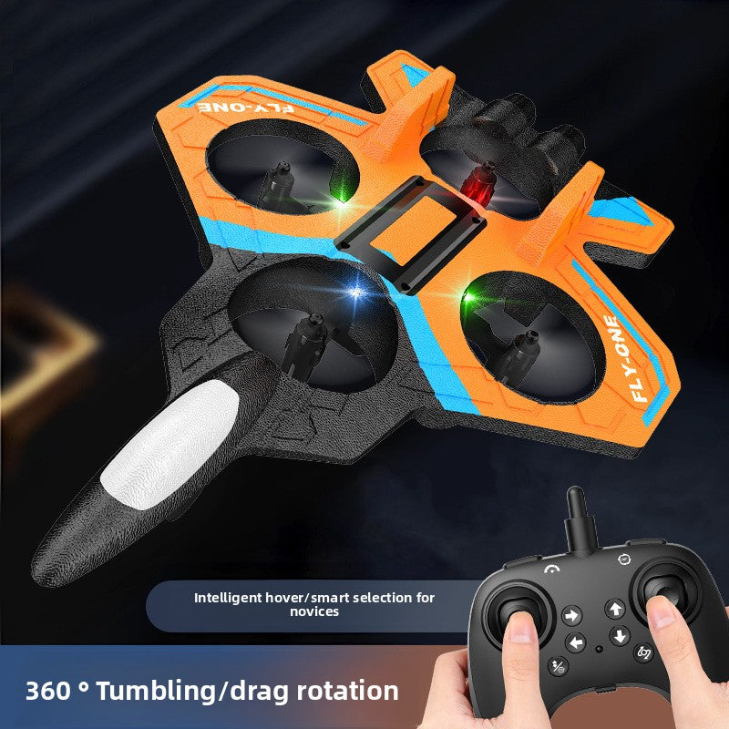 2025New Remote Control Foam Drone Fighter Children's Toy Long Battery Life Durable Luminous Aircraft Manufacturer