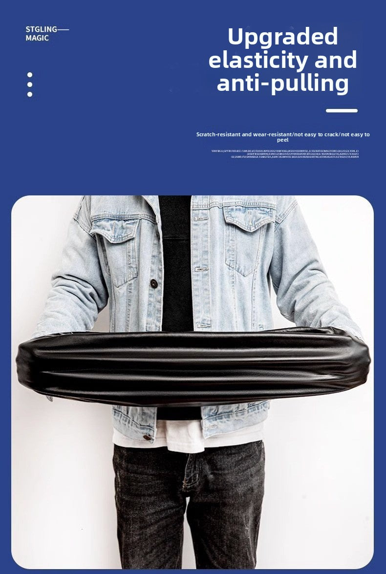 Universal All-Season Electric Vehicle Seat Cushion Cover Motorcycle Universal Leather Seat Cushion Cover Thickened Waterproof Sunproof Universal Size
