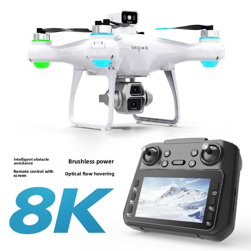 New Product S112Brushless drone aerial photography high-definition aircraft with large screen control8K Long Battery Life Remote Control Airplane