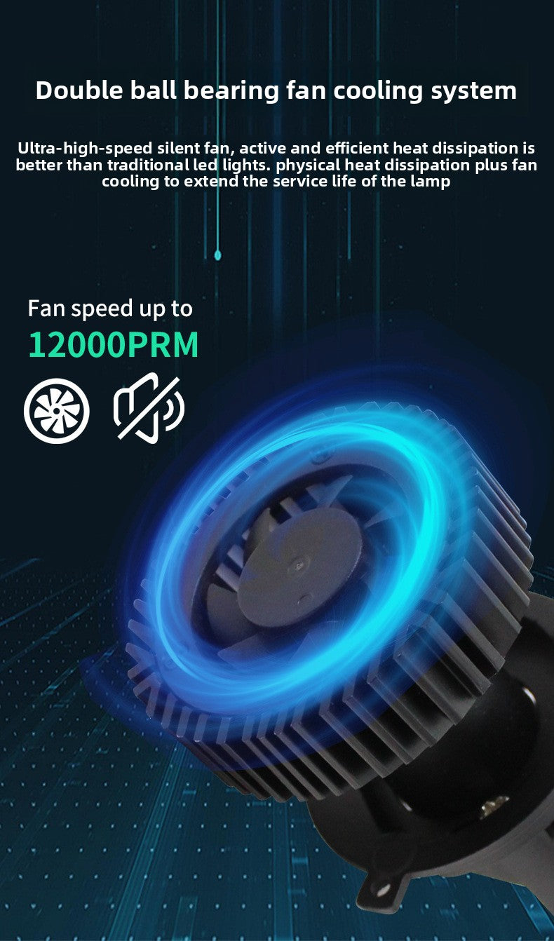 Factory in stock T9Lens H4Integrated High and Low Beam Car Light Universal Headlight for Cars and Motorcycles LED The headlights are super bright