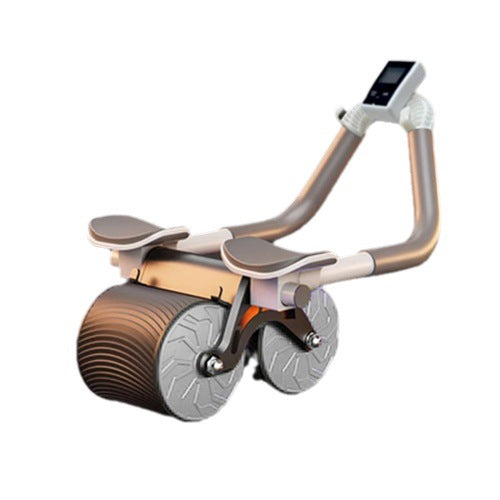 Abdominal Wheel Automatic Rebound Belly Contracting and Abdominal Rolling Exercise Abdominal Muscle Training Artifact Unisex Household Elbow Support Roller Fitness Equipment