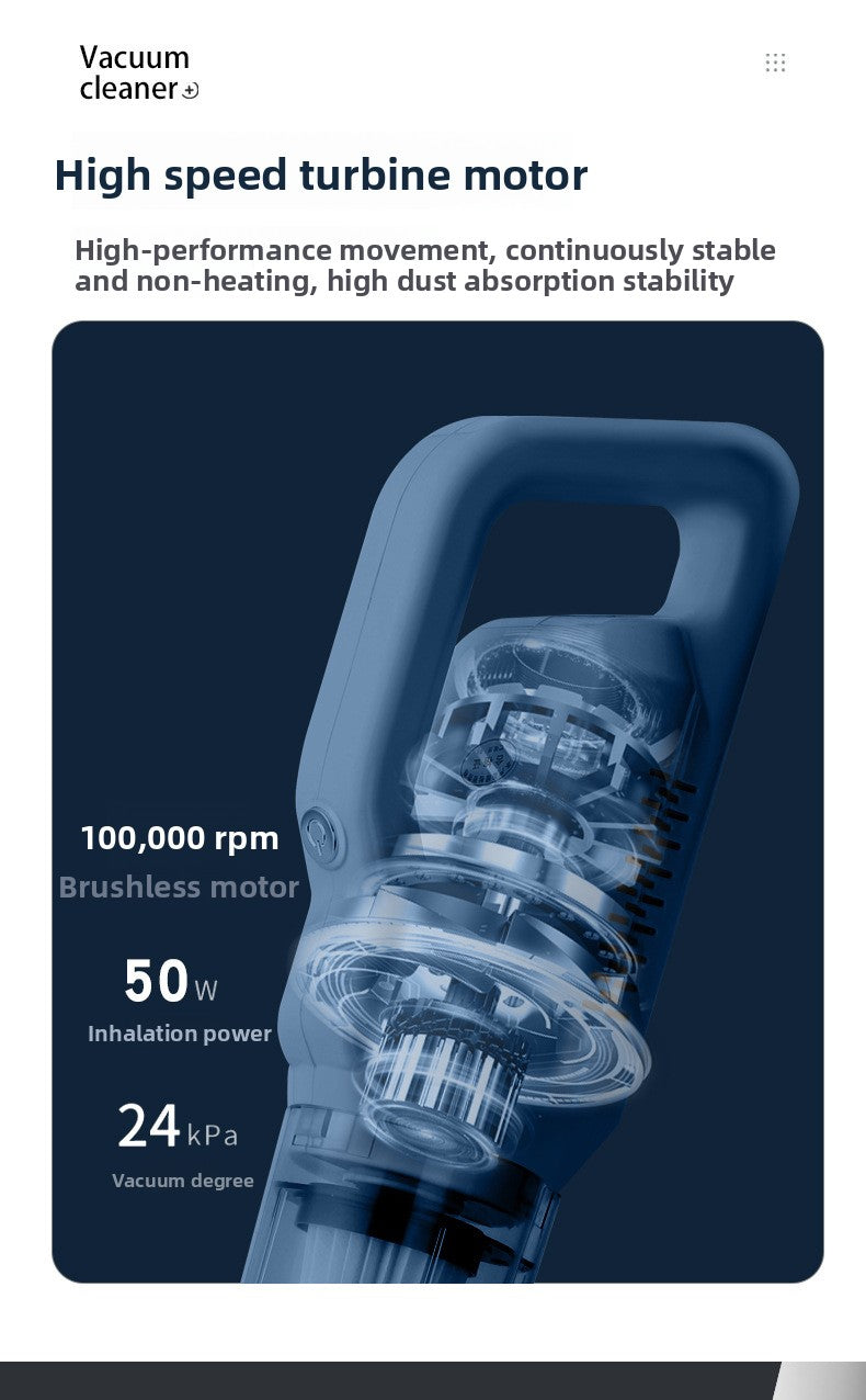 Handheld Household Wireless Charging Vacuum Cleaner Car Large Suction Small Vacuum and Mop Combo Floor Cleaning Machine Vacuum Cleaner