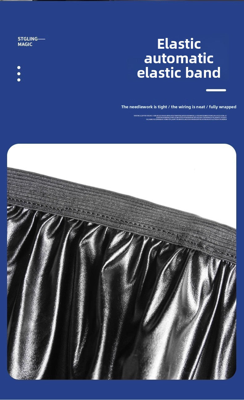 Universal All-Season Electric Vehicle Seat Cushion Cover Motorcycle Universal Leather Seat Cushion Cover Thickened Waterproof Sunproof Universal Size
