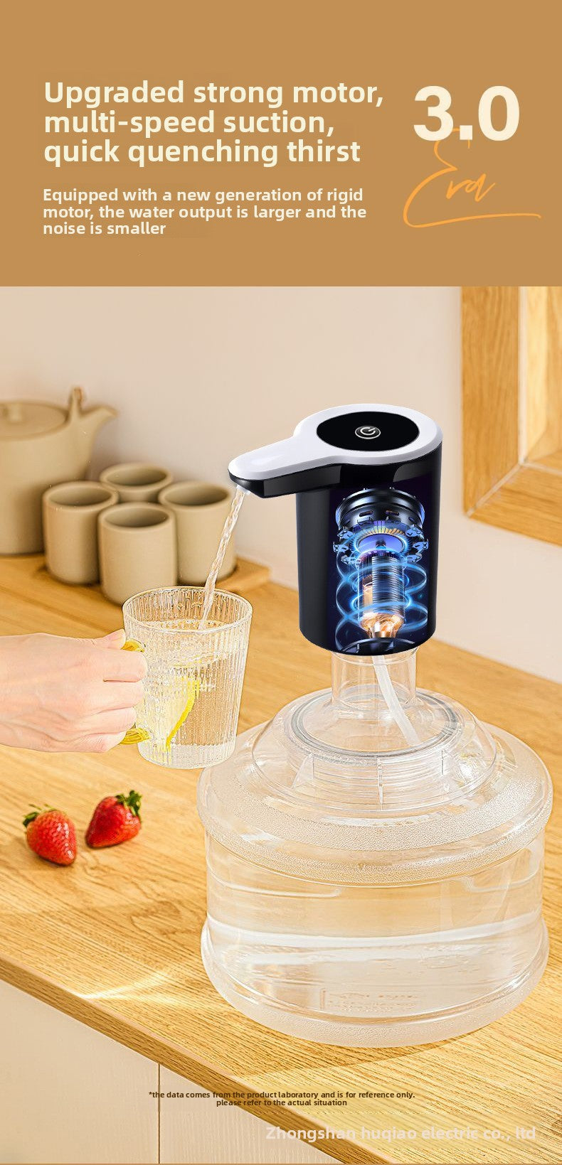 Bottled Water Pump Electric Water Dispenser Household Wireless Water Pump Pure Water Bucket Water Dispenser Foldable