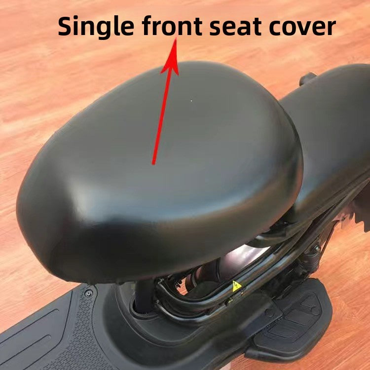 Universal All-Season Electric Vehicle Seat Cushion Cover Motorcycle Universal Leather Seat Cushion Cover Thickened Waterproof Sunproof Universal Size
