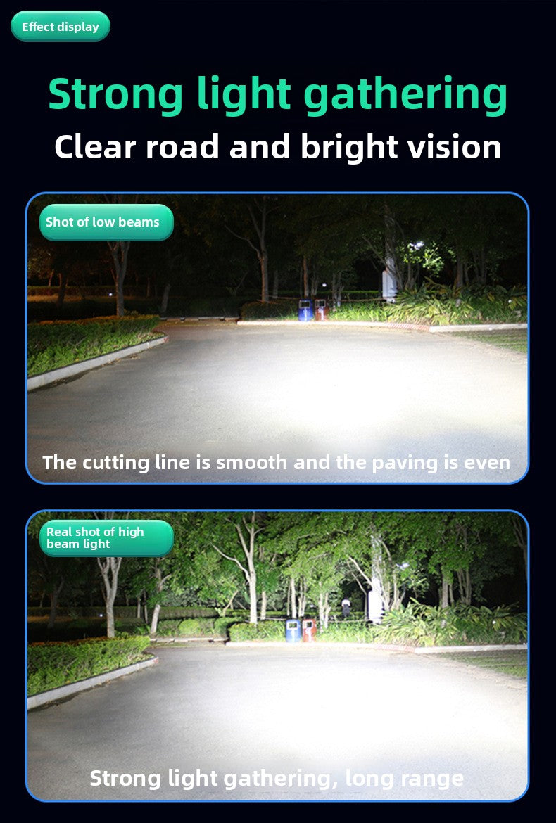 Factory in stock T9Lens H4Integrated High and Low Beam Car Light Universal Headlight for Cars and Motorcycles LED The headlights are super bright