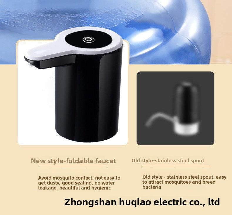 Bottled Water Pump Electric Water Dispenser Household Wireless Water Pump Pure Water Bucket Water Dispenser Foldable