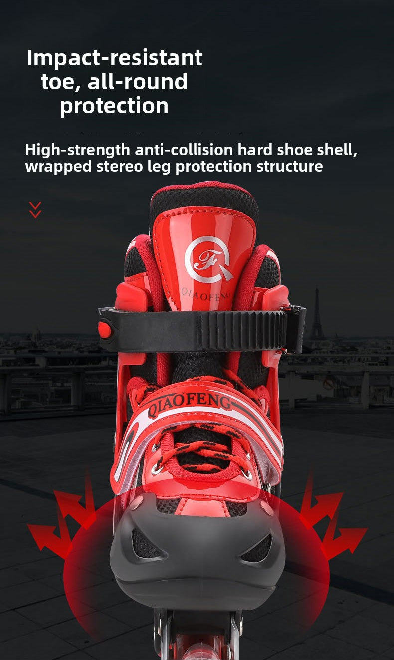PVC Children's Roller Skates Universal Roller Skates Professional Adult Roller Skates Speed Skates Inline Skates Sliding Shoes Wholesale