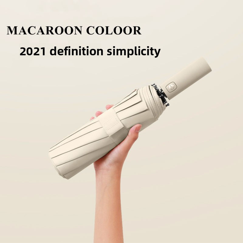 Fully Automatic Folding Umbrella8-12Bone Man Large Double Female Sunshade Umbrella for Rain and Sun Protection Advertising Umbrella