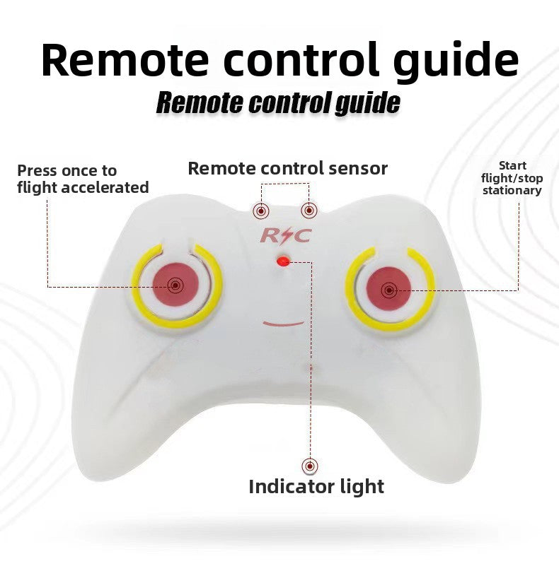 Remote Control Aircraft Helicopter Rechargeable Children's Toy Boy Induction Suspension UAV Aircraft Girl