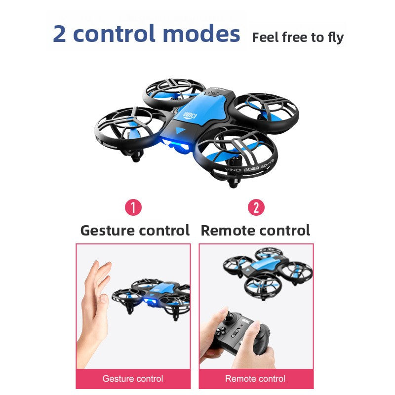 Gesture Sensing Drone V8Drone Aerial Photography HD Elementary School Students Small Remote Control Aircraft Mini Aircraft
