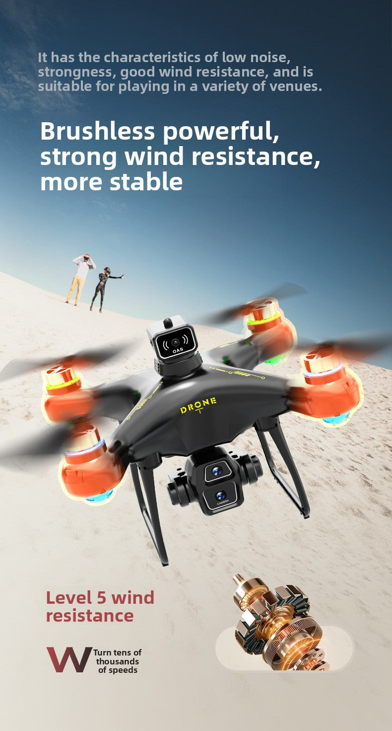 New Product S112Brushless drone aerial photography high-definition aircraft with large screen control8K Long Battery Life Remote Control Airplane