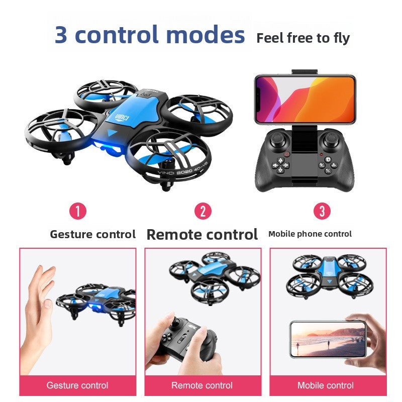 Gesture Sensing Drone V8Drone Aerial Photography HD Elementary School Students Small Remote Control Aircraft Mini Aircraft