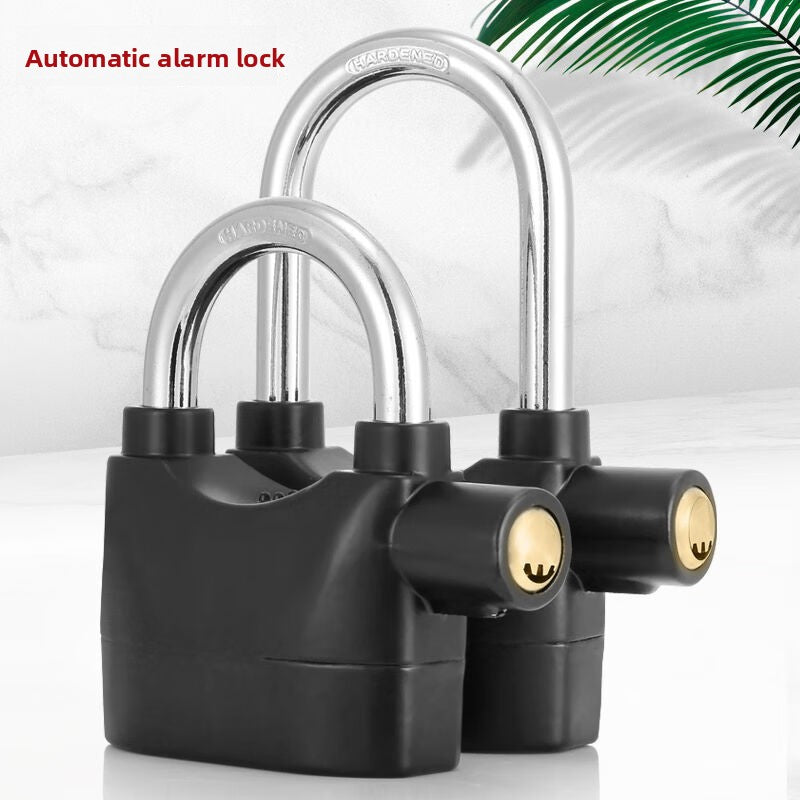 Electric Scooter Anti-Theft Alarm Lock Padlock Motorcycle Electric Bike Bicycle Anti-Theft Lock Outdoor Gate Lock Waterproof