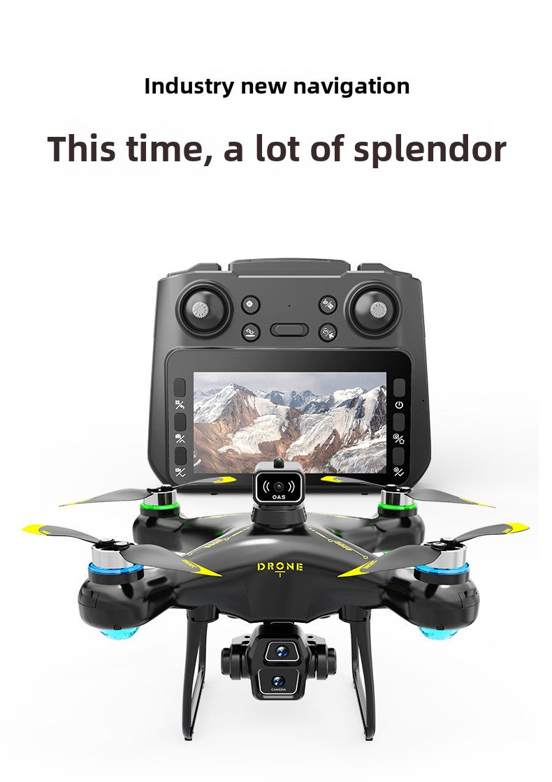 New Product S112Brushless drone aerial photography high-definition aircraft with large screen control8K Long Battery Life Remote Control Airplane