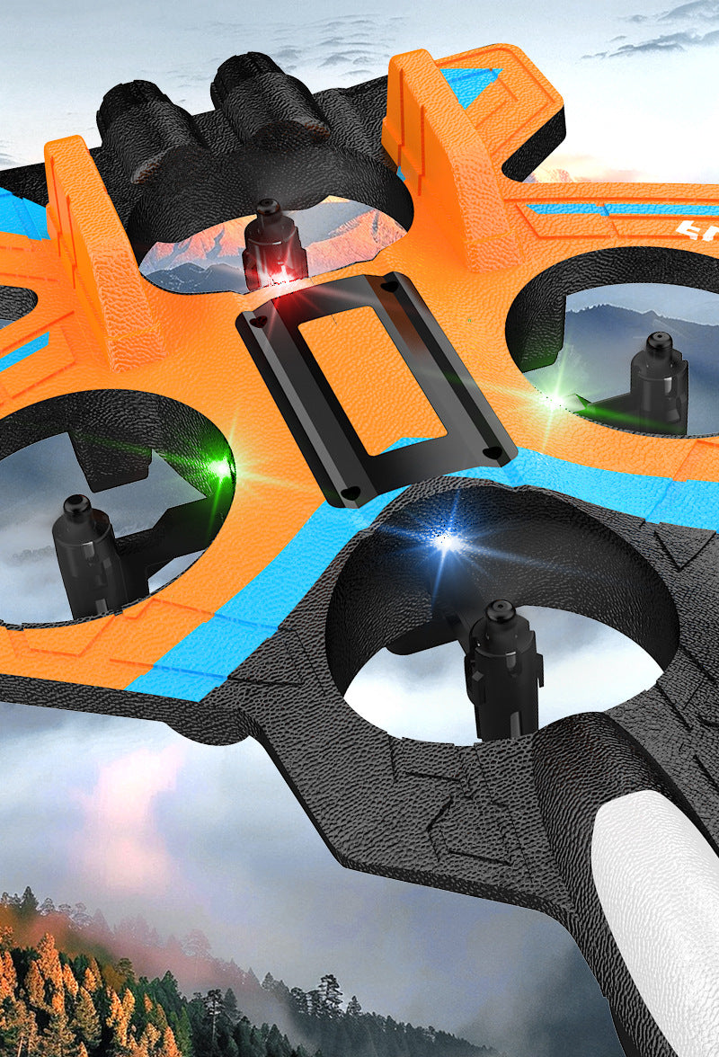 2025New Remote Control Foam Drone Fighter Children's Toy Long Battery Life Durable Luminous Aircraft Manufacturer